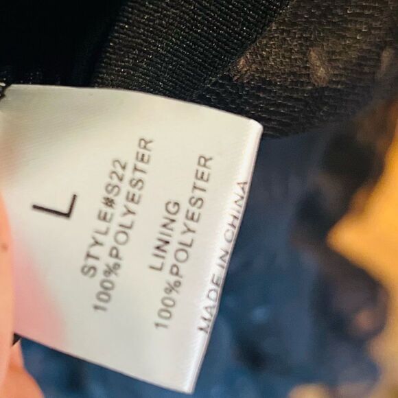 TABA Women’s Large Black Polka Dot Tiered Tulle Maxi Skirt - Picture 4 of 4